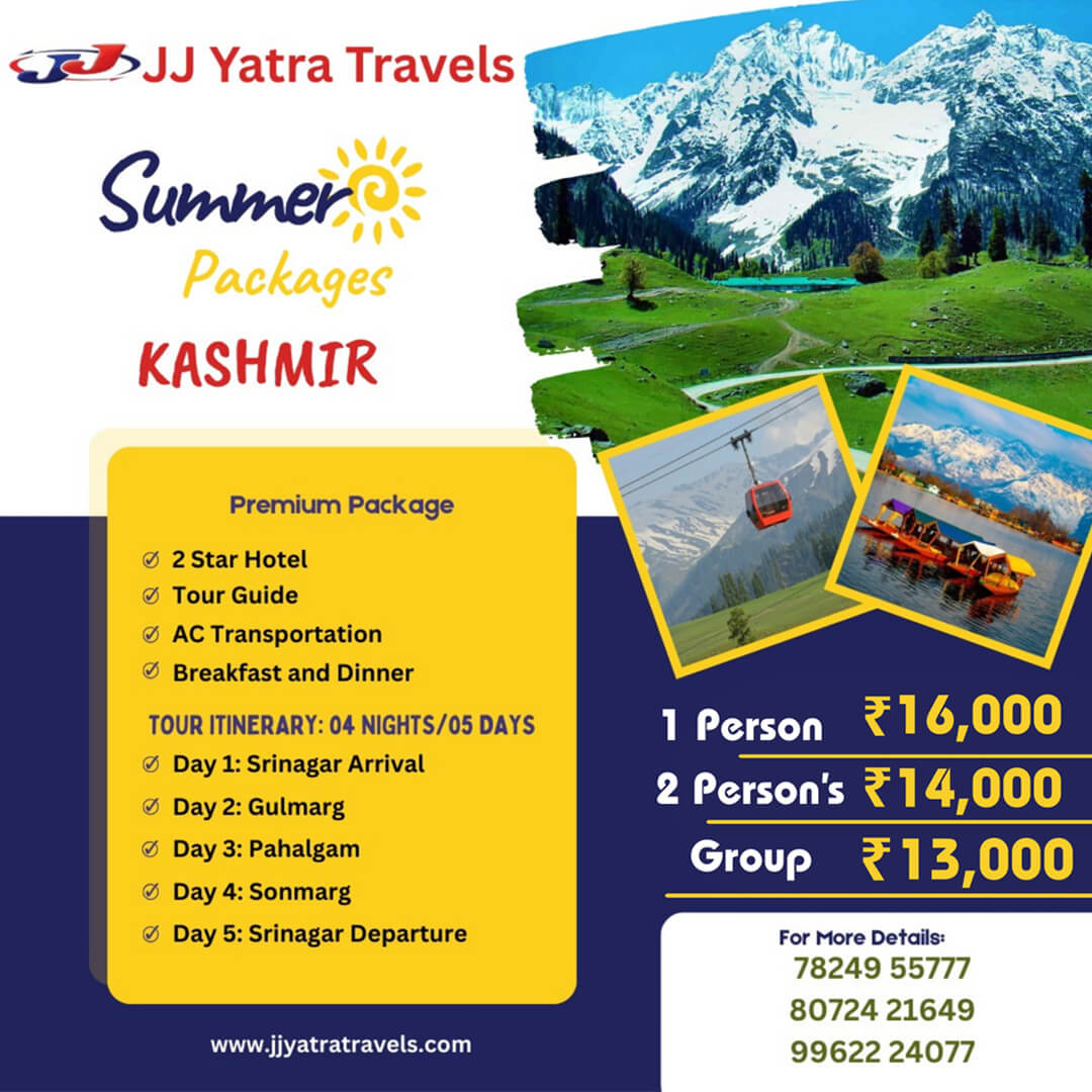 JJ Yatra - Summer Packages